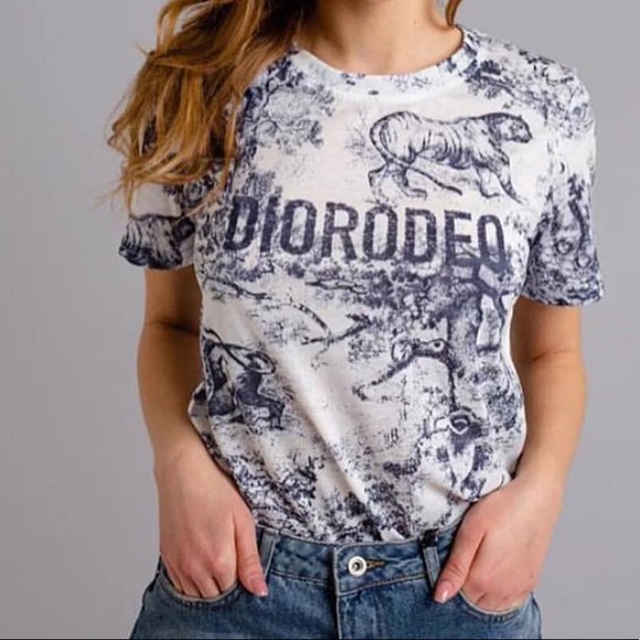Dior | Tops | Diorodeo T Shirt | Poshmark